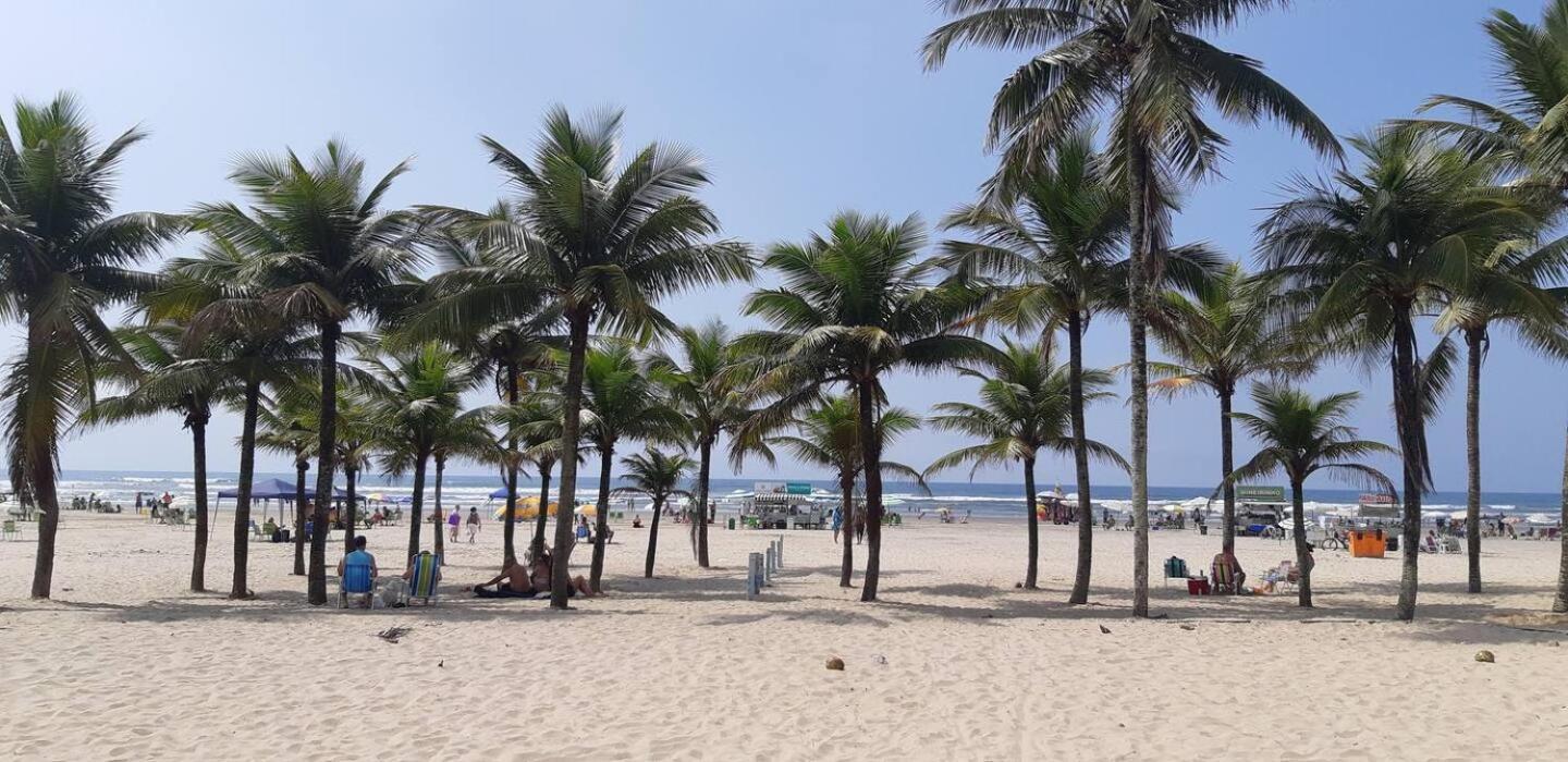Apartamento Kit Net Pe Na Areia Praia Grande Dış mekan fotoğraf