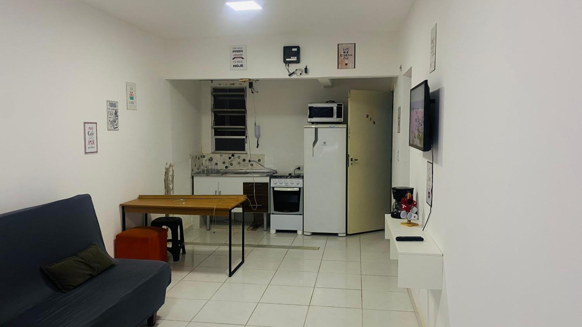 Apartamento Kit Net Pe Na Areia Praia Grande Dış mekan fotoğraf