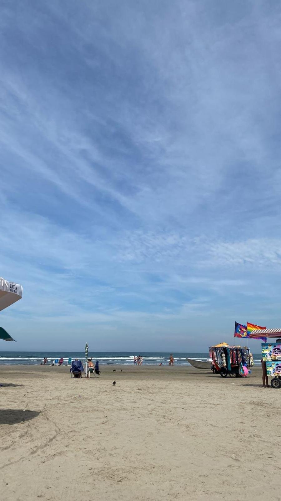 Apartamento Kit Net Pe Na Areia Praia Grande Dış mekan fotoğraf